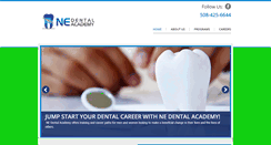 Desktop Screenshot of nedentalschool.org